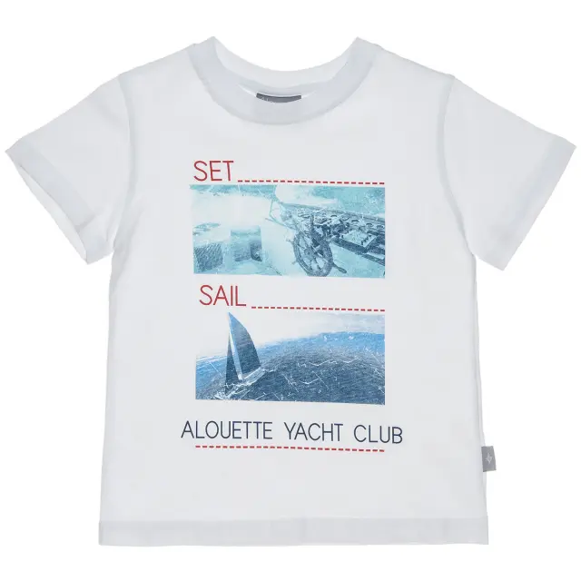 Mπλούζα με τύπωμα Set Sail