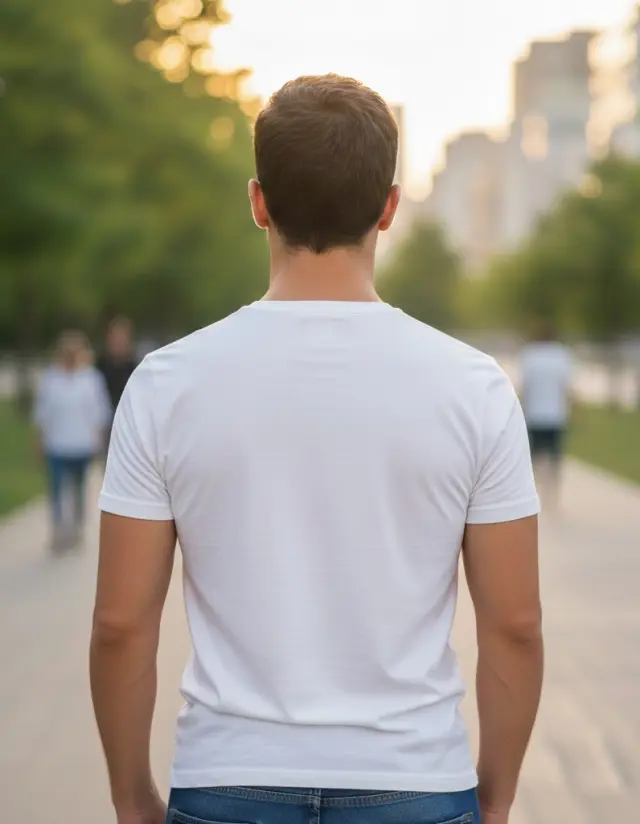 T-shirt Noshame® Λευκό με τύπωμα - 142618 - XXL 2