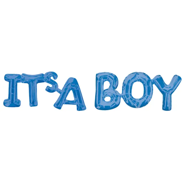 Μπαλόνι Φοιλ Script Phrase It's A Boy Blue / 43 εκ