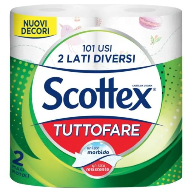 Scottex χαρτι κουζινας TUTTOFARE MAXI ROTOLI 2 τμχ
