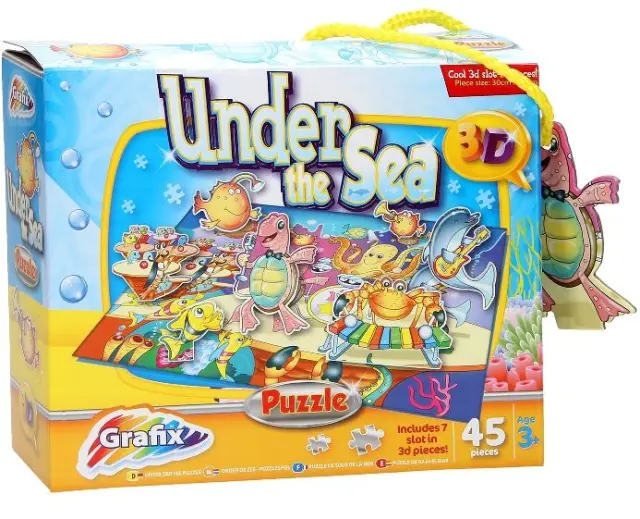 PUZZLE3D Under The Sea 30cmX40cm 45pcs