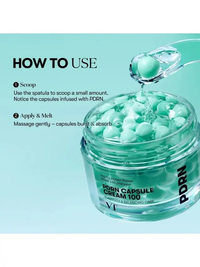 VT Cosmetics Phyto PDRN Capsule Cream Κρέμα Προσώπου για Βαθιά Ενυδάτωση, 50ml 2