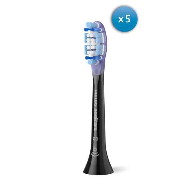Philips - Sonicare Premium Gum Care - Black - 5 pcs - Health and Personal Care