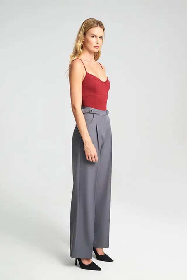 Παντελόνι Wide Leg με Ζώνη KENDRA Trousers - XS 3
