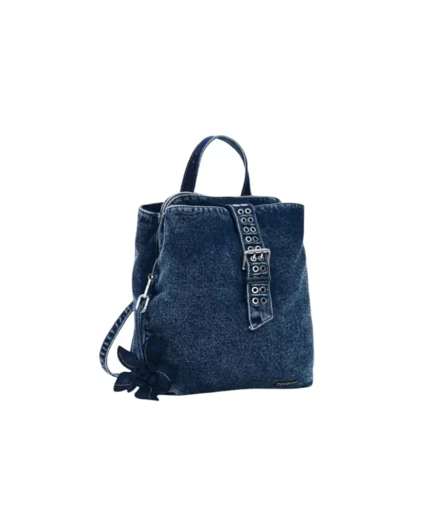 Desigual - Γυναικείο Σακίδιο Πλάτης Curio Denim Sumy Mini 26SAKD03-5008 Μπλε 2