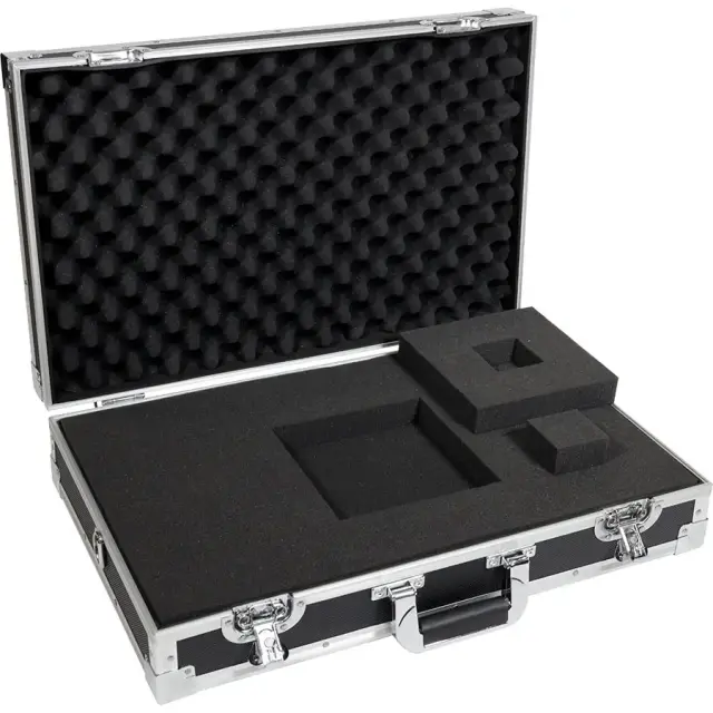 WALKASSE W-CONTROL-M Flight case Pick n Pluck foam DDJ-REV1, S4MK3, IMPULSE500.., Silver. 3