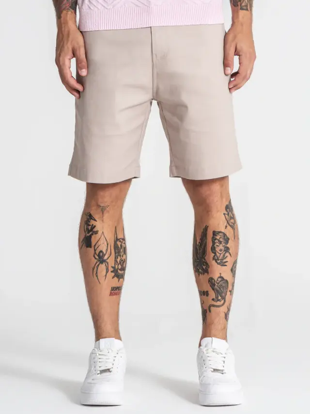 Gianni Kavanagh Ανδρικό GK Chinos Shorts – Beige - XL