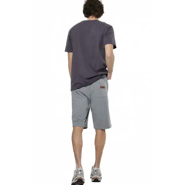 Body Action Men's Essentials French Terry Shorts Γκρι 033516-03 (Body Action) 3