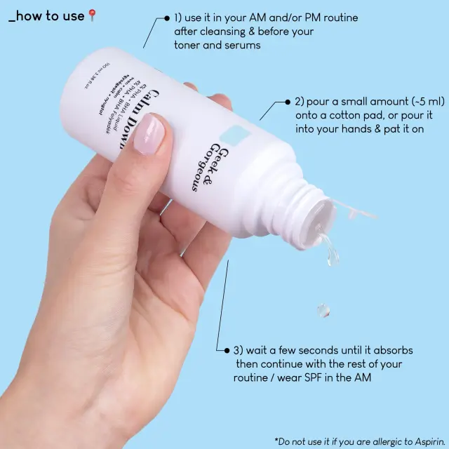 Geek & Gorgeous Calm Down - for sensitive skin 100ml (Ημερ. Λήξης 07/01/2027) 2