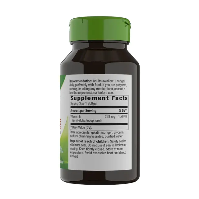 Nature's Way Vitamin E D-Alpha Tocopherol 2
