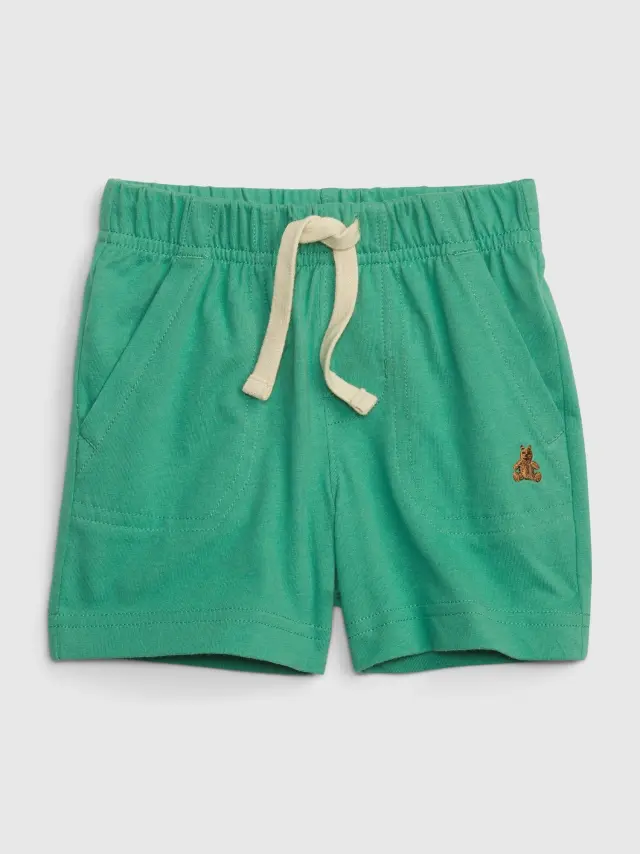 Βρεφικό 100% Οργανικό Βαμβάκι Mix and Match Pull-On Σορτς FRESH GREEN - 12-18M