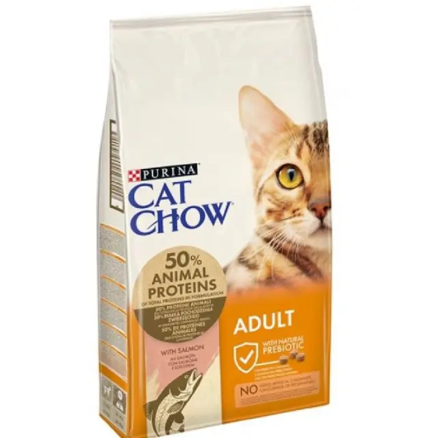 Purina Cat Chow Adult Ξηρά Τροφή Γάτας Σολομός & Τόνος 1.5kg