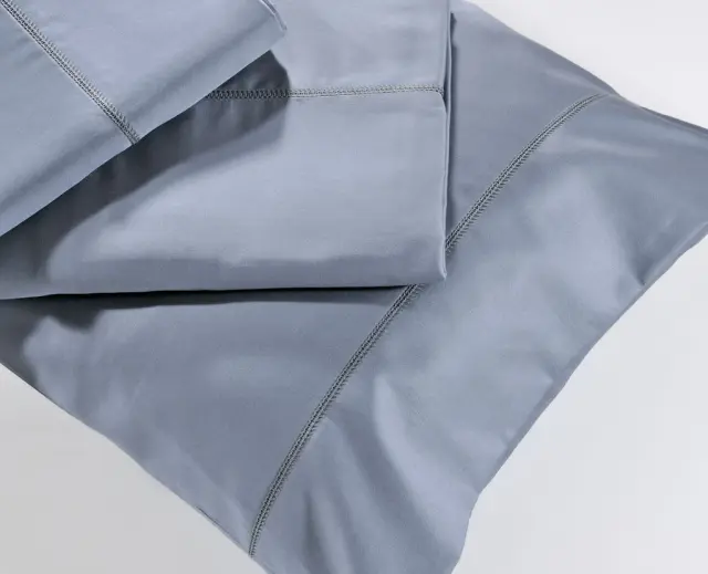 Σεντόνι βαμβακοσατέν 250TC μονόχρωμο 250/7 Grey Metal Μονό 175x280