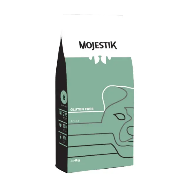 Mojestik Gluten Free Adult με Κοτόπουλο 12Kg Μονόχρωμο
