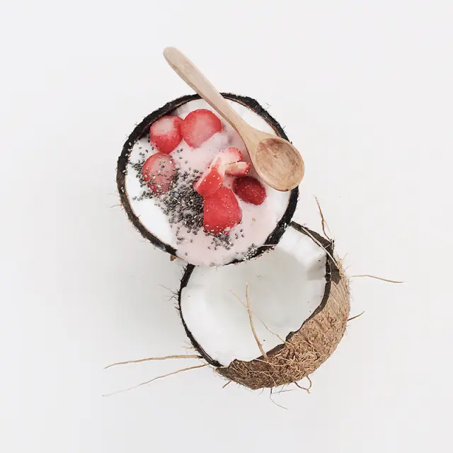 Coconut Vegan Bowl (rough) | Y 6cm Διάμετρος 14cm 570ml 2