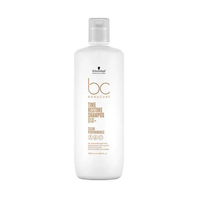 Schwarzkopf Professional BC Bonacure Time Restore Shampoo Q10+ nourishing shampoo for mature hair 1000 ml