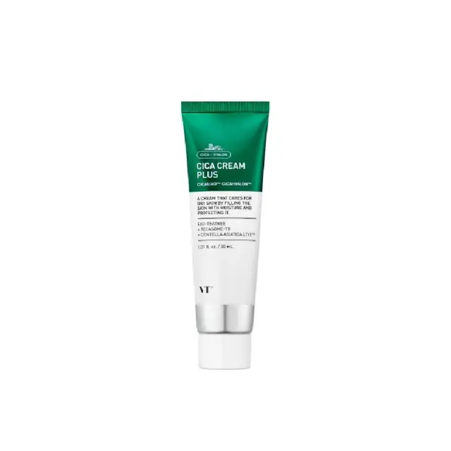 VT Cosmetics Cica Cream Plus Ενυδατική Κρέμα Προσώπου με Centella Asiatica, 100ml