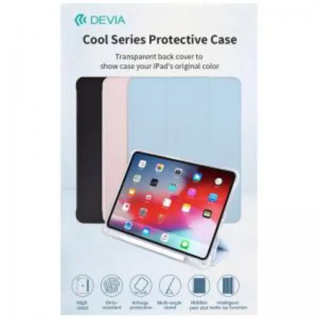 Θήκη Flip TPU Devia Apple iPad Pro 13.0" (2024) Cool Series Μαύρο N66414 3