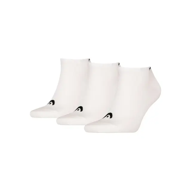 HEAD Ανδρικές Κάλτσες All Sports Training Sneakers - 3 Ζεύγη, Χρώμα Λευκό