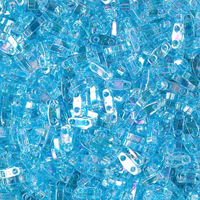 Χάντρα Miyuki Quarter Tila No260 Transparent Aqua AB ~7gr