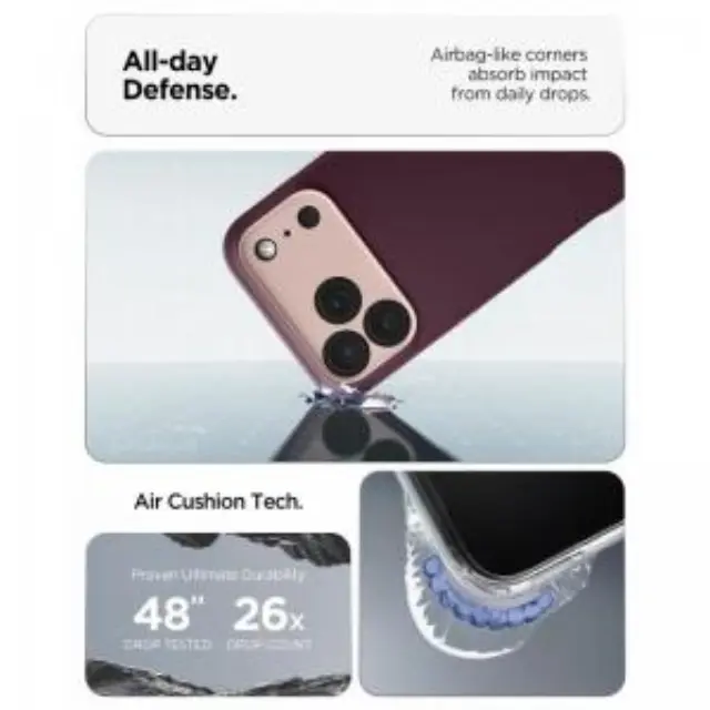 Θήκη TPU/ Σιλικόνης Spigen Apple iPhone 18 Pro Max/ 17 Pro Max MagSafe Caseology Nano Pop Μπορντώ N71781 3