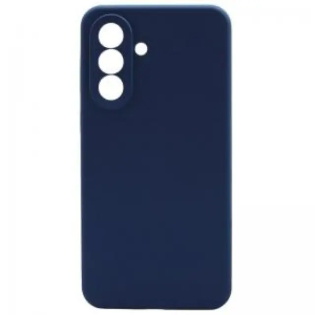 Θήκη Liquid Silicon inos Samsung Galaxy A37 5G Velvet Σκούρο Μπλε N70943 3
