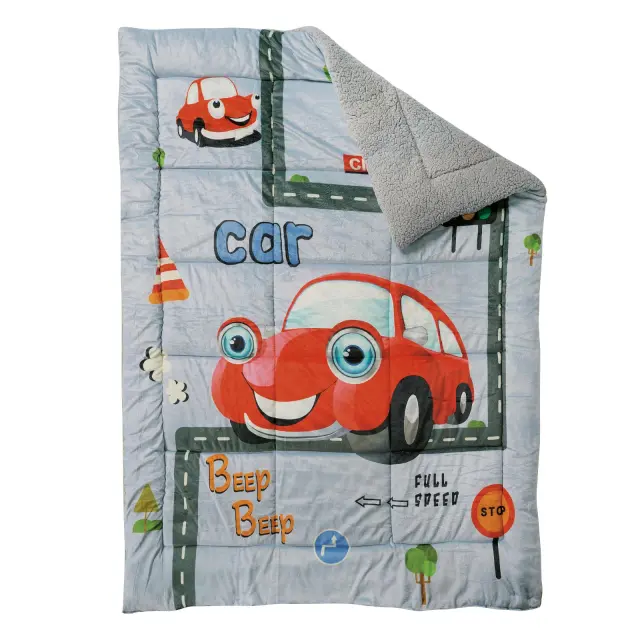 DAS KIDS ΚΟΥΒΕΡΤΟΠΑΠΛΩΜΑ 160Χ220 4923 GREY, RED 2