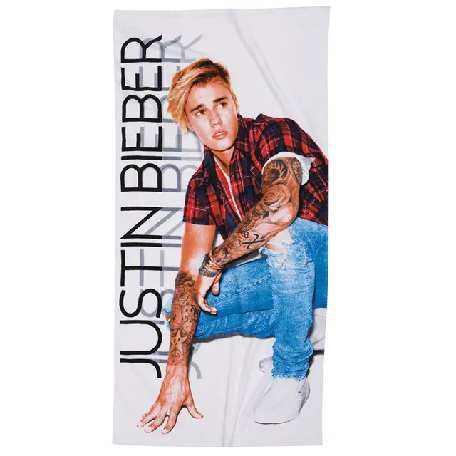 5806 Πετσετα Θαλασσης 70x140 Justin Bieber Cartoon Kids