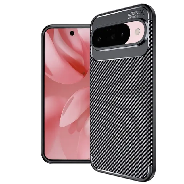Techsuit® CarbonFiber Θήκη για Google Pixel 10/10 Pro- Black