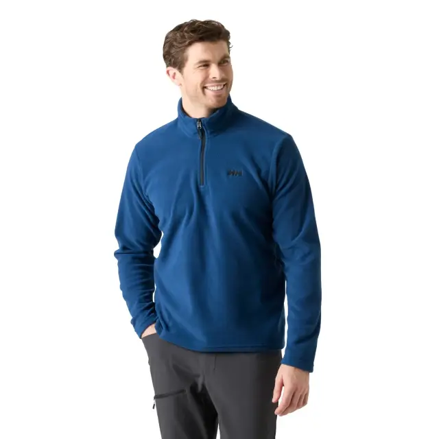 Ηelly Ηansen Men's Daybreaker Half-Zip Fleece Συνθετική Μπλούζα Dark Blue - 2 XLarge 2