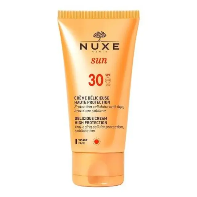 NUXE Sun Delicious Cream Αντηλιακή Αντιγηραντική Κρέμα Προσώπου Κατά των Καφέ Κηλίδων SPF30, 50ml