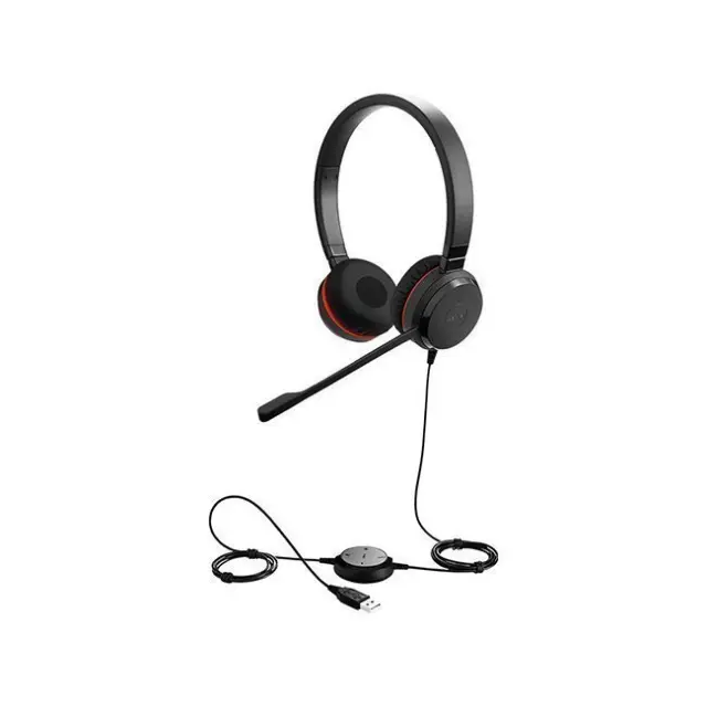 Headphones Jabra EVOLVE 30 II Link 390 USB and Jack 3,5 MS Noise Cancelation 2Years 5399-823-309 2