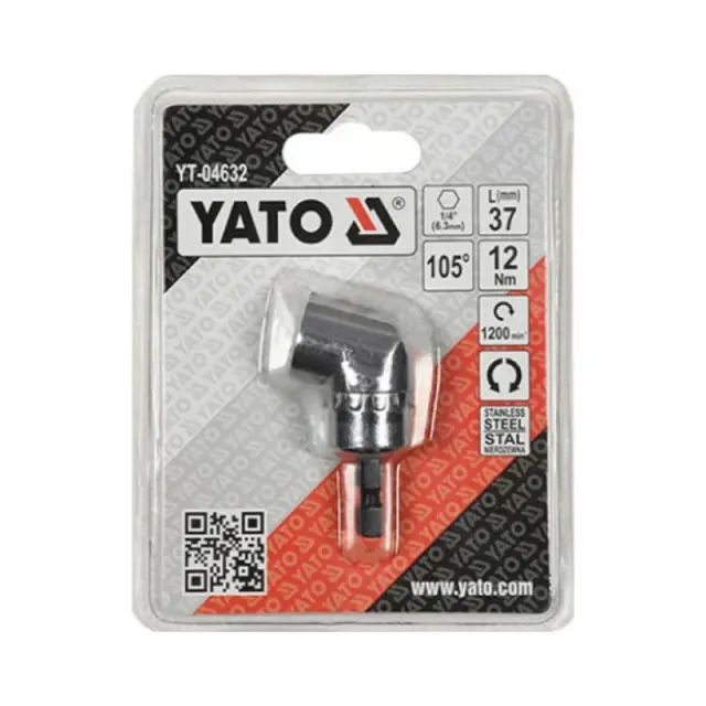 Yato YT-04632 Μίνι Γωνιακή Κεφαλή Με Εξάγωνη Υποδοχή 37mm 3