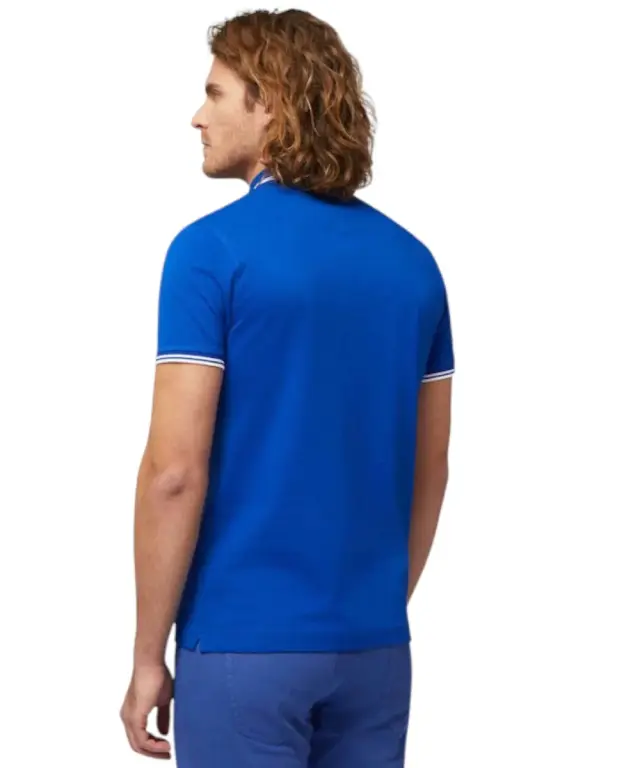 Harmont & Blaine - Ανδρική Μπλούζα Κοντομάνικη Polo LNL010021148-854 Μπλε - S 2