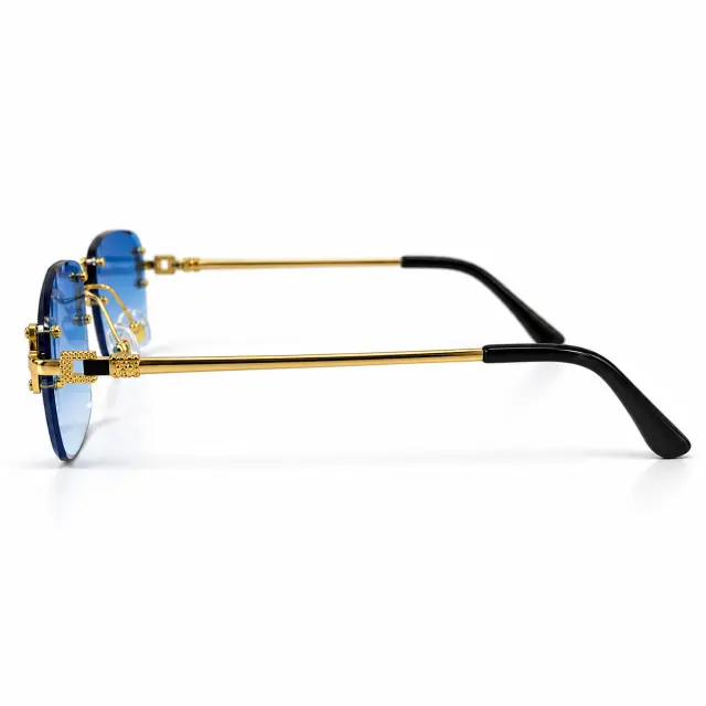 Ghetto Palette Sunglasses – Blue/Gold | Unisex 3
