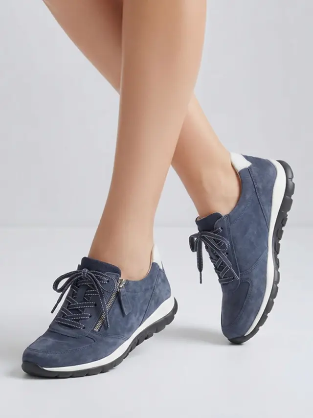 Gabor Sneakers Γυναικείο δέρμα Nubuck Μπλέ GAB/66968 26-JEANS 2