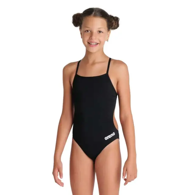 Arena Girl's Team Challenge Swimsuit Μαύρο 004765-550 (Arena) - 10 Years