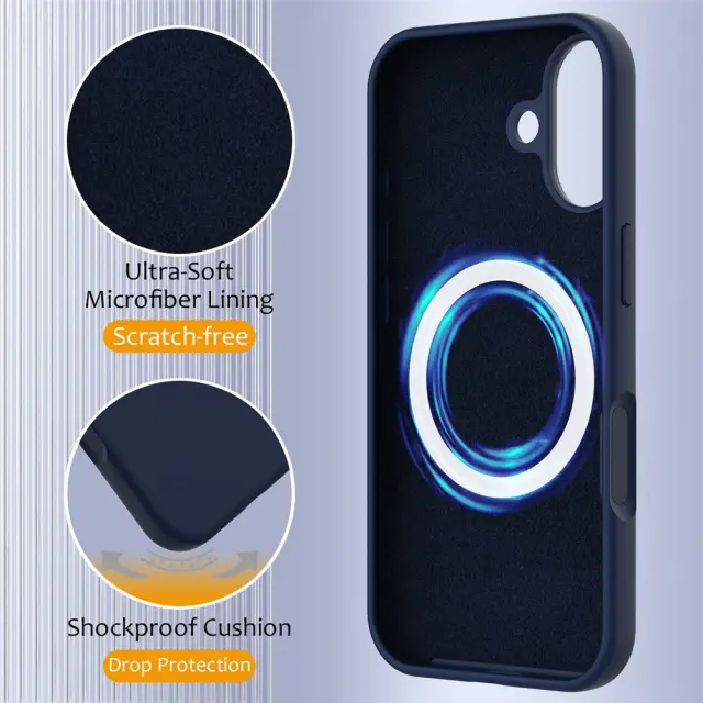MagSafe Θήκη για iPhone 17- Dark Blue OEM 3
