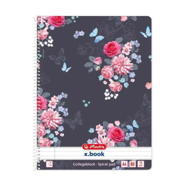 Herlitz Τετράδιο SPR Ladylike Μαύρο A4 80 φύλλα (50021468)