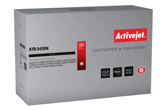 Activejet ATB-3430N toner (replacement for Brother TN-3430 Supreme 3000 pages black)