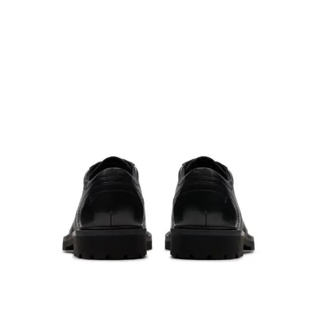 Clarks Berwick Lace Black Black Leather - 42.5