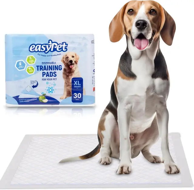 Επιδαπέδιες Πάνες Easypet με αυτοκολλητα και αρωμα για κατοικίδιο – XL – 60x90cm – 30 τεμαχίων 2