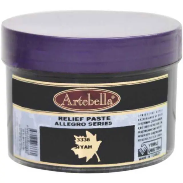Artebella Allegro Πάστα Relief - 3336 Black - 160ml