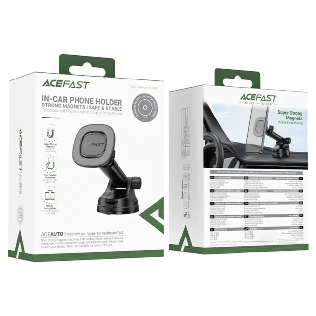 Acefast® D45 MagSafe Βάση Κινητού για Ταμπλό/Τζάμι- Black 2