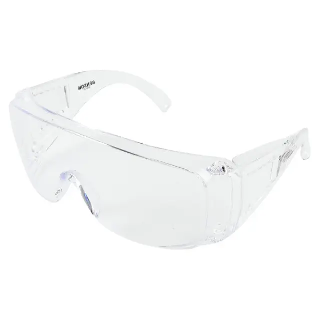Safety glasses transparent frame