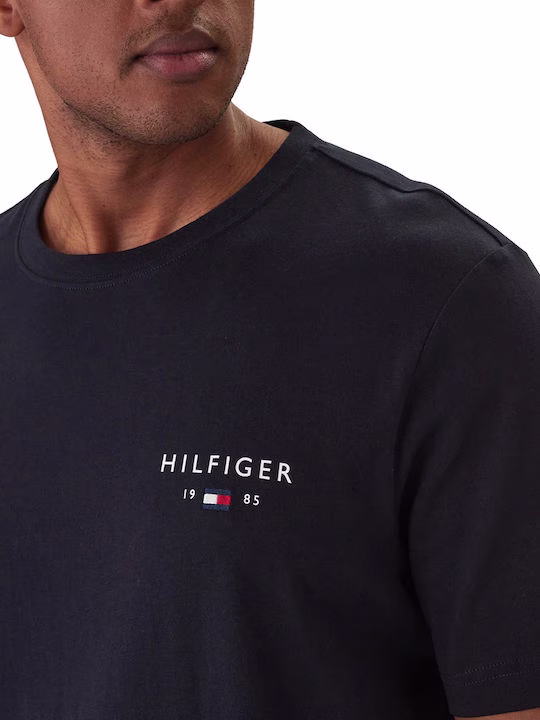 Tommy Hilfiger Ανδρικό T-shirt Σκούρο Μπλε Μπλε Σκούρο 2