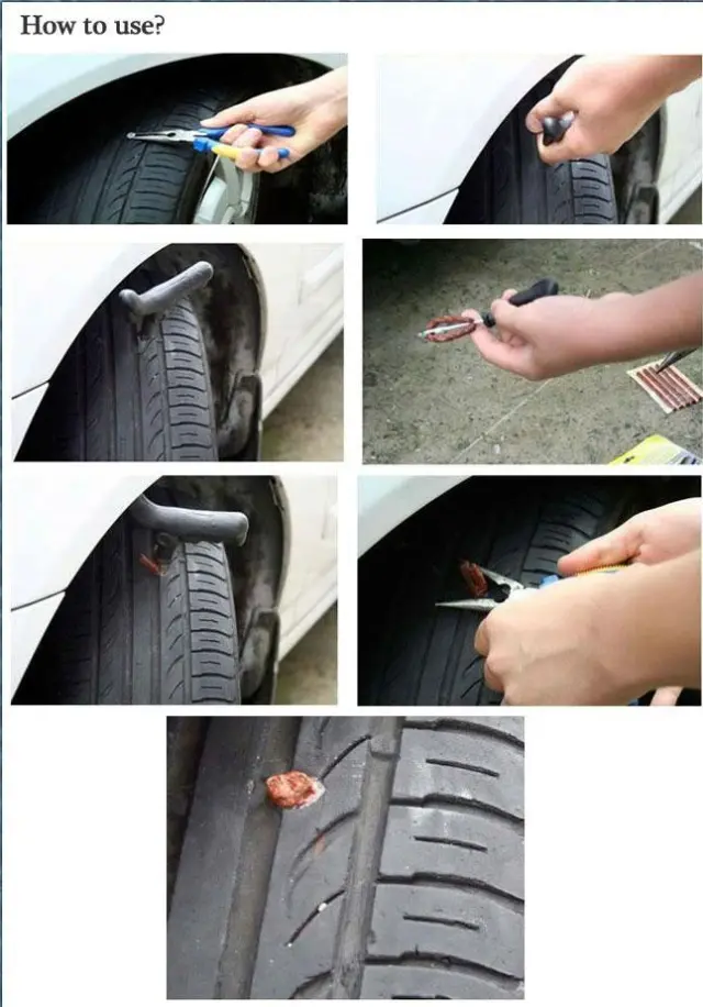 Κιτ επισκευής ελαστικού Tubeless 6PC 2