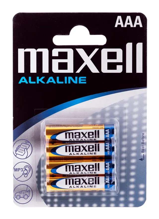 Maxell Αλκαλικές Μπαταρίες AAA 1.5V 4τμχ (9044568) (MAX9044568)