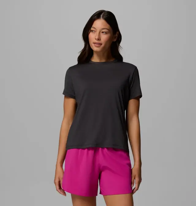 Columbia Parsons Back Graphic T-Shirt Black Heather/Floral Fun – Γυναικείο Μπλουζάκι με Τύπωμα - 2160981-010 - XS 3