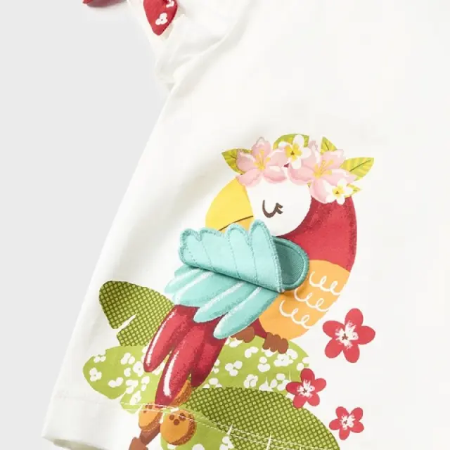 Baby 6 μηνών έως 4 ετών Σετ 2 τεμαχίων παπαγάλος Better Cotton γρεναδίνη - 12M 3
